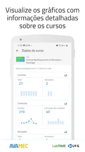 AVAMEC Dados de curso screenshot 1
