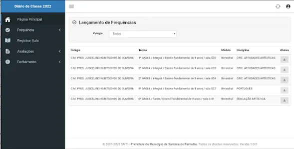 Diário de Classe Digital screenshot 0