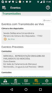 Transmissão Câmara screenshot 5