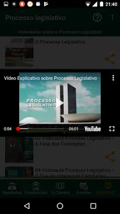 Transmissão Câmara screenshot 7