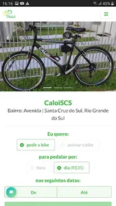Pedale - Aluguel de bicicletas screenshot 2