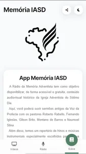Memória IASD screenshot 2