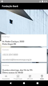 Fundação Iberê screenshot 2