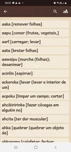 Conjugação de Verbos Wai Wai screenshot 2