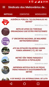 Sindicato Metroviários de SP screenshot 1