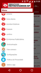 Sindicato Metroviários de SP screenshot 4