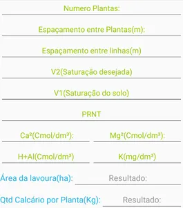 Calc_Calagem_Cafe screenshot 1