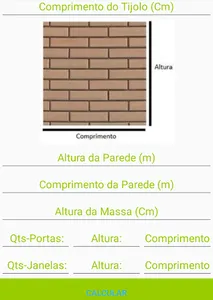 Calc_Tijolo screenshot 2