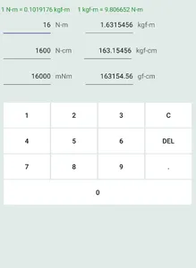 Torque Unit Converter screenshot 1