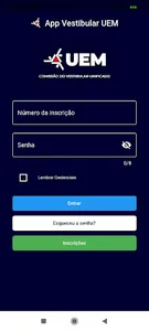 App Vestibular UEM screenshot 0