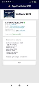 App Vestibular UEM screenshot 6