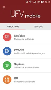 UFV mobile screenshot 0
