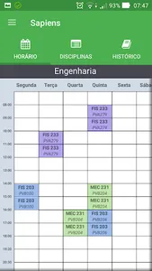 UFV mobile screenshot 1