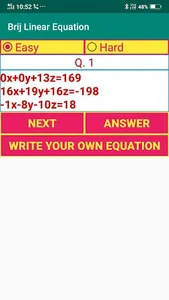Brij Linear Equation screenshot 2