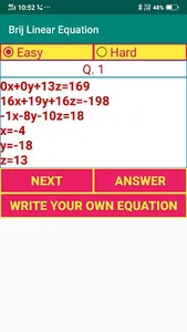 Brij Linear Equation screenshot 3