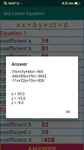 Brij Linear Equation screenshot 5
