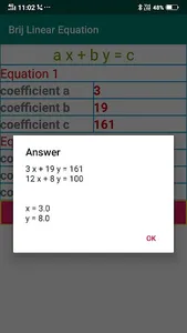 Brij Linear Equation screenshot 7