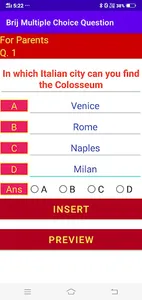 Brij Multiple Choice Question screenshot 0