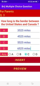 Brij Multiple Choice Question screenshot 1