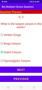 Brij Multiple Choice Question screenshot 5