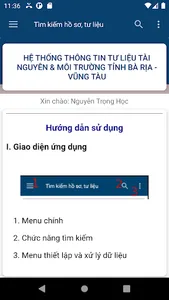 Kho số Tài nguyên & Môi trường screenshot 1