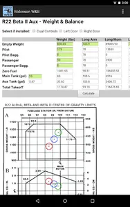 Robinson Weight & Balance screenshot 0