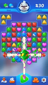 Jewel crush - match 3 game screenshot 3