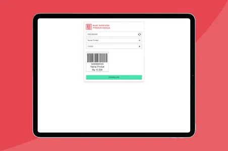 Buat Barcode Produk Harga screenshot 11