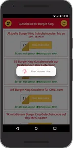 Gutscheine für Burger King screenshot 1