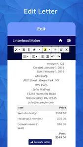 Letterhead Maker with logo PDF screenshot 22