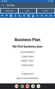 Business Plan Generator screenshot 12