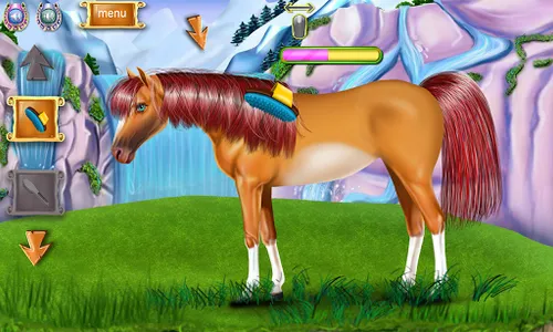 Horse Caring Mane Tressage screenshot 0