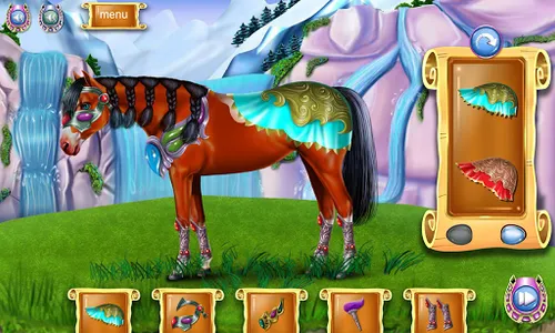 Horse Caring Mane Tressage screenshot 13