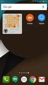 Git Contributions Widget screenshot 4