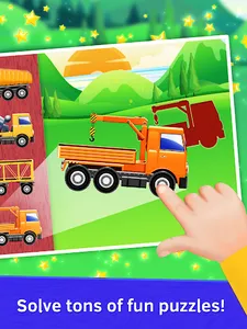 Truck Puzzles for Toddlers screenshot 0