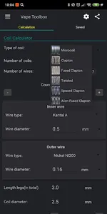 Vape Toolbox Lite screenshot 1