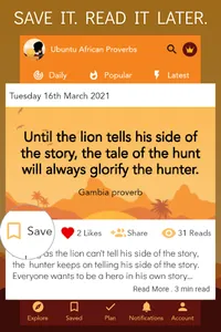 African Proverbs-Wisdom Quotes screenshot 1