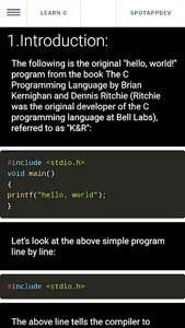 Learn C Programming Language screenshot 0