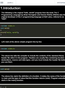 Learn C Programming Language screenshot 2