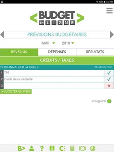 Budget en ligne screenshot 10