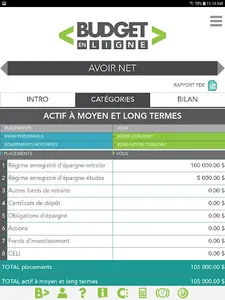 Budget en ligne screenshot 13