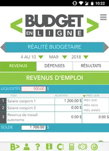 Budget en ligne screenshot 4