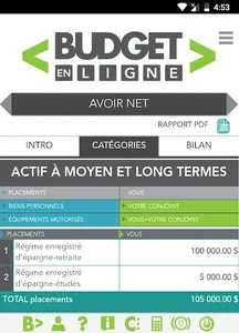 Budget en ligne screenshot 5