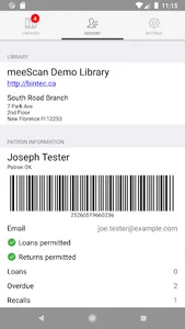 UAlberta Library Checkout screenshot 3