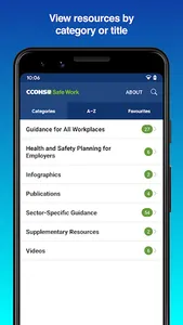 CCOHS Safe Work screenshot 1