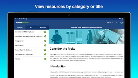 CCOHS Safe Work screenshot 6
