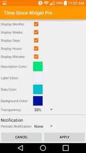 Time Since Widget Lite screenshot 1