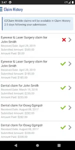 Equitable EZClaim Mobile screenshot 2