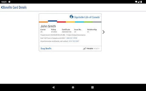 Equitable EZClaim Mobile screenshot 9