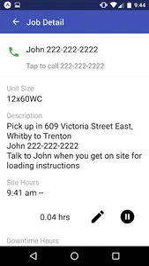 eTrak screenshot 2